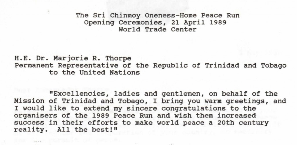 1989-04-apr-21-global-peace-run-Trinadad-Tobago-Amb-thorpe-PR-Statement