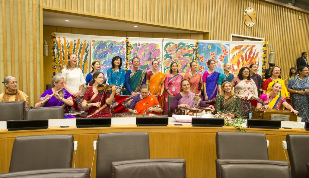 Bhajans at Bangladesh function 26 Sept 2014